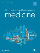 Occupational and Environmental Medicine: 71 (10)