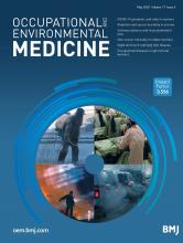 Occupational and Environmental Medicine: 77 (5)